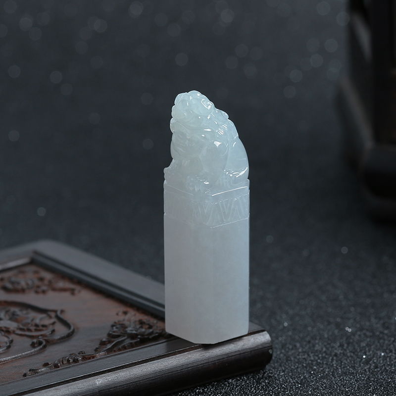 翡翠印章-红掌柜珠宝