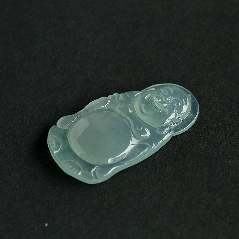 翡翠逍遥佛吊坠 - 红掌柜