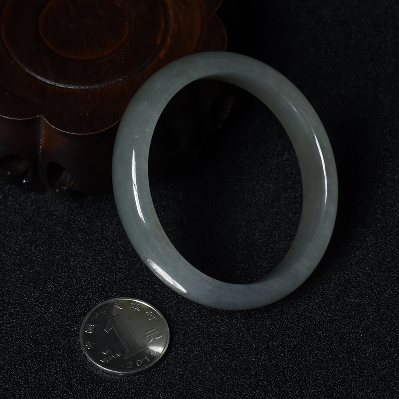 天然糯冰种翡翠贵妃镯 - 红掌柜