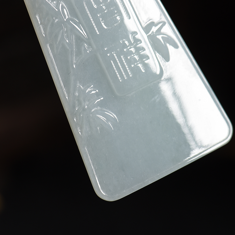 天然翡翠吊坠-红掌柜