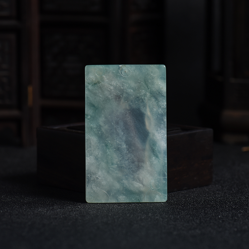 翡翠意境吊牌-红掌柜