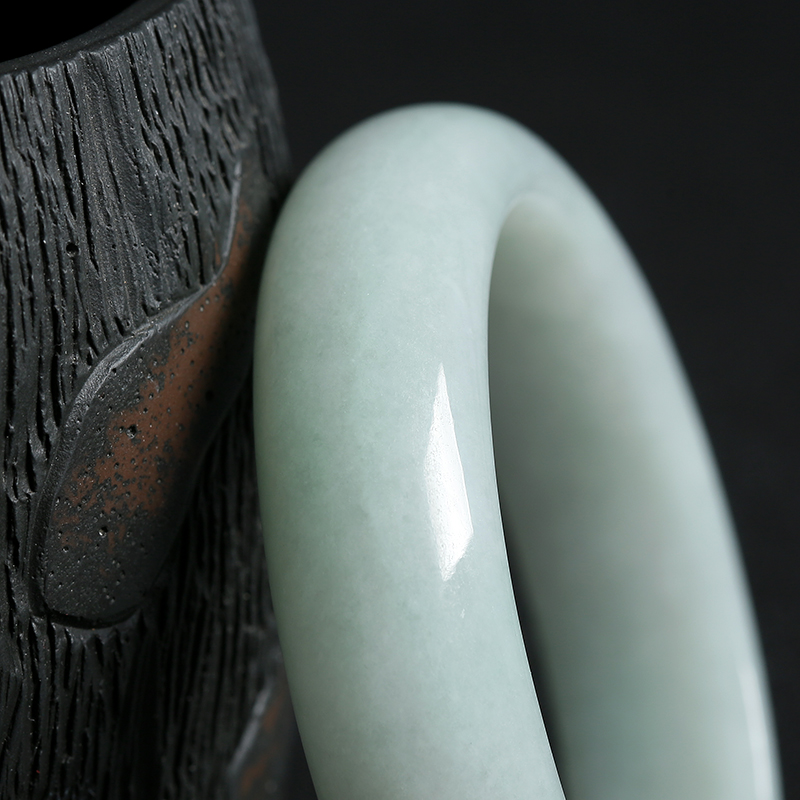 飘花翡翠贵妃镯 - 红掌柜