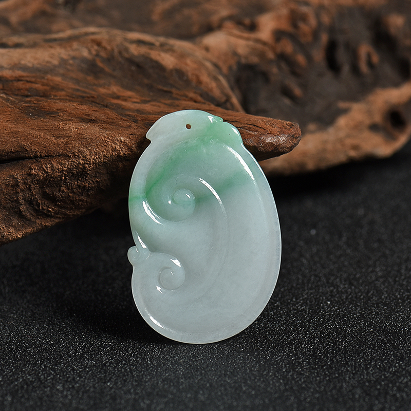 翡翠如意吊坠-红掌柜