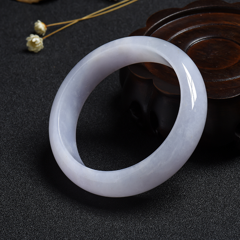 糯种春色翡翠手镯 - 红掌柜