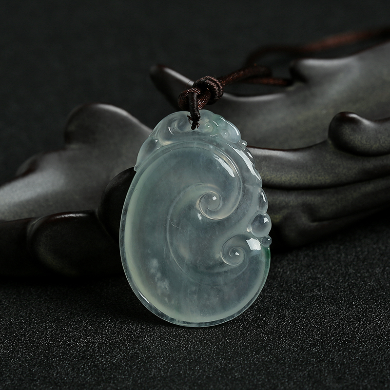 翡翠如意吊坠 - 红掌柜