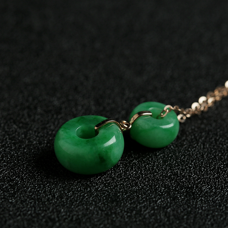 翡翠路路通项链 - 红掌柜