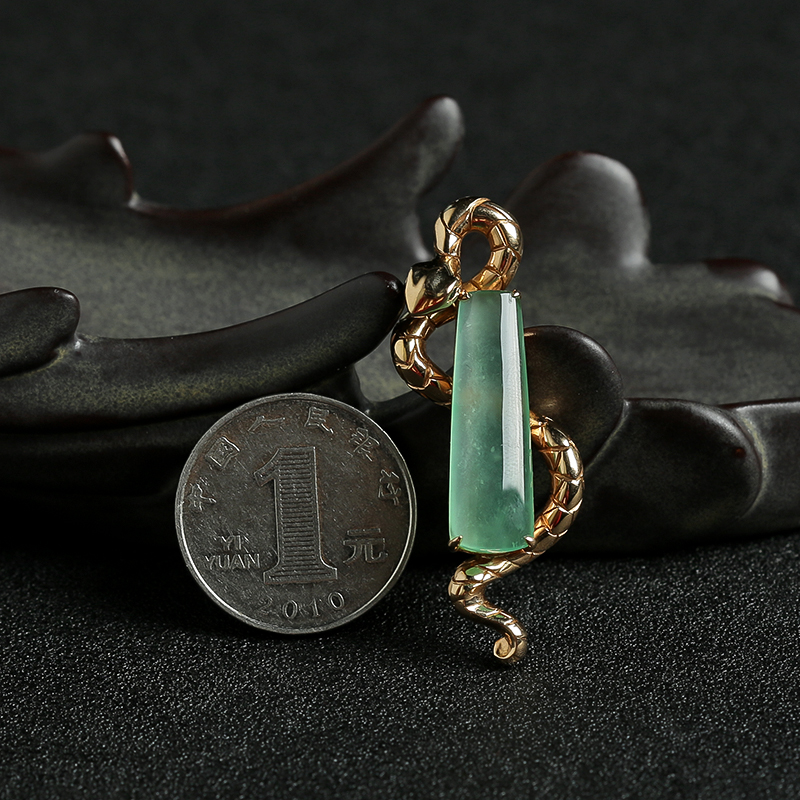 翡翠吊坠 - 红掌柜