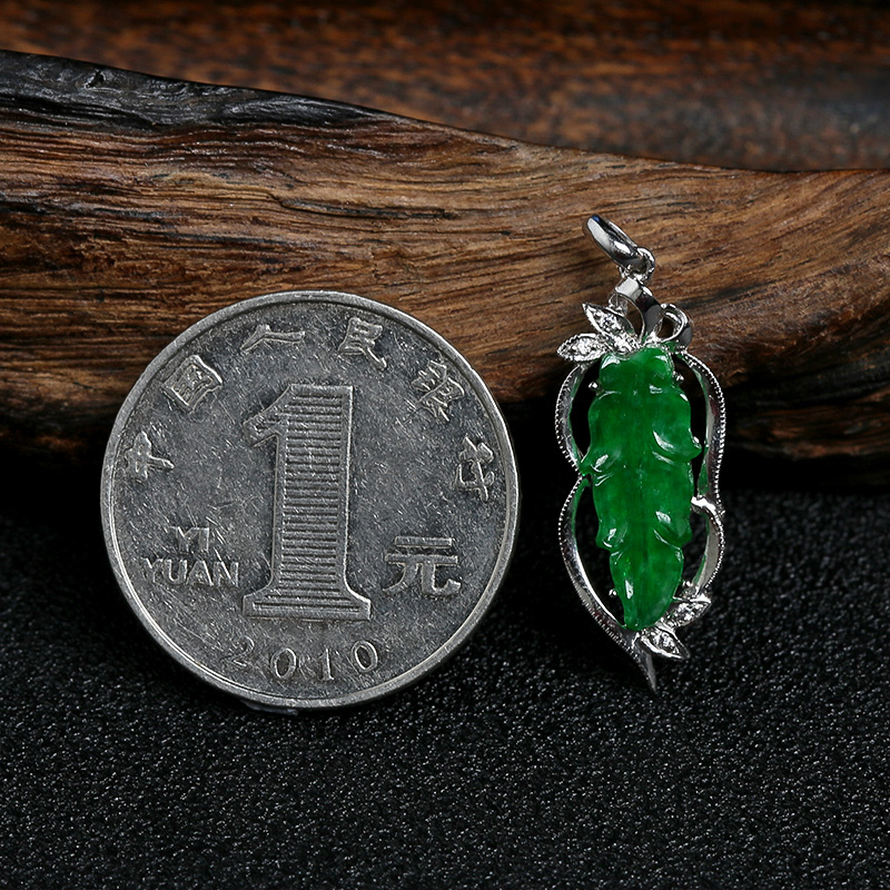 翡翠吊坠 - 红掌柜