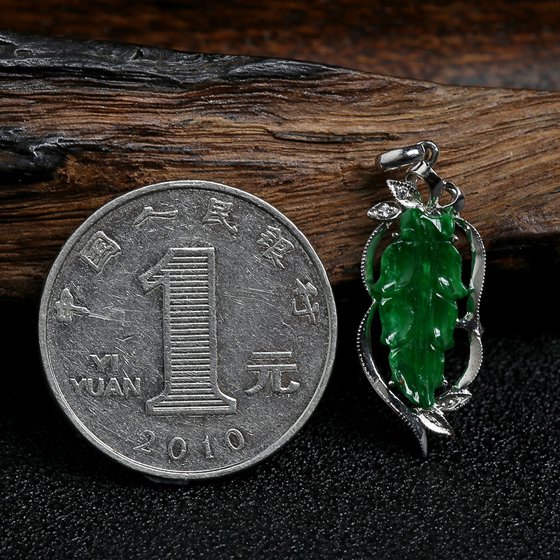 翡翠吊坠 - 红掌柜