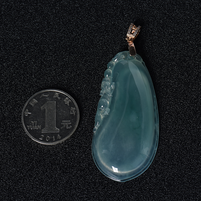 翡翠福瓜吊坠-红掌柜