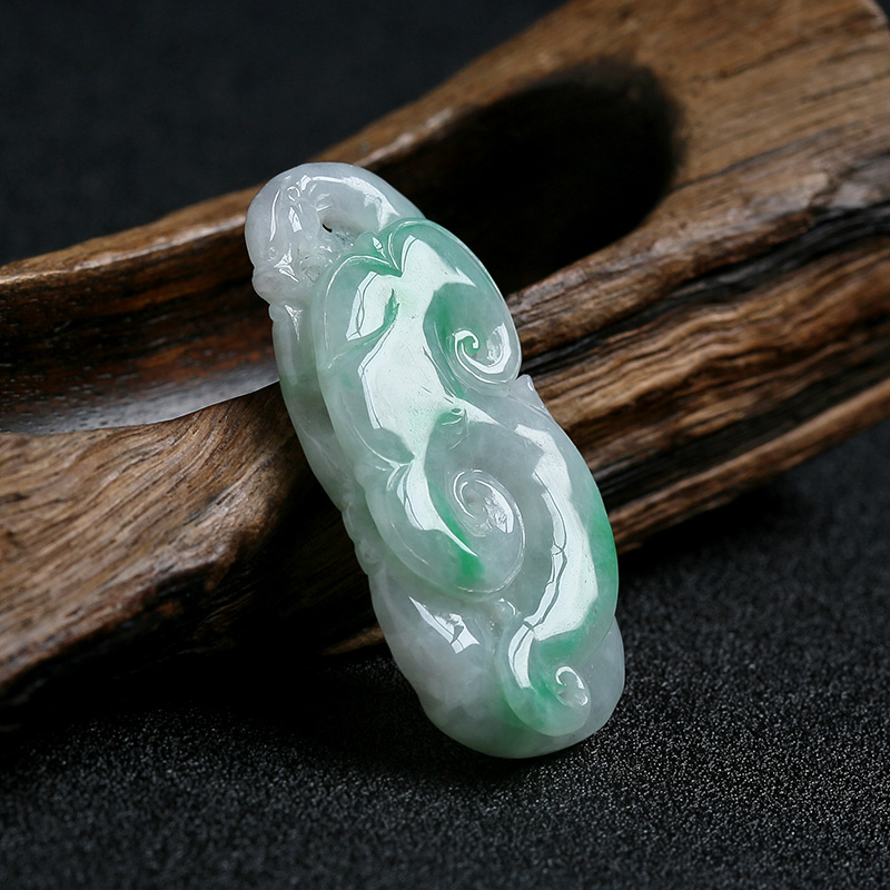 豆种带色翡翠-红掌柜