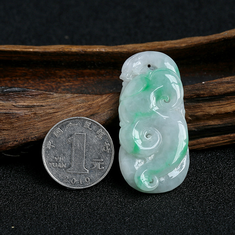 翡翠如意吊坠-红掌柜