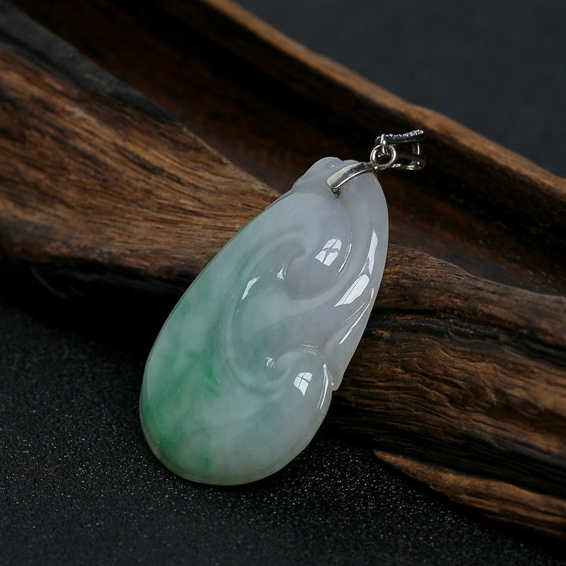 翡翠如意吊坠-红掌柜