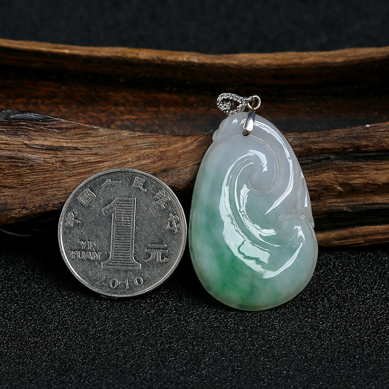 天然缅甸糯种翡翠-红掌柜