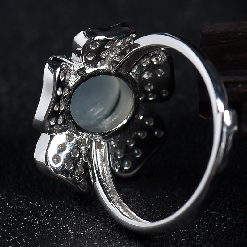 浅绿翡翠戒指 - 红掌柜