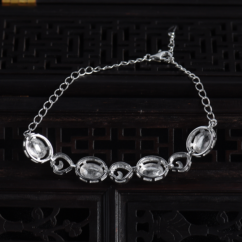 缅甸天然冰糯种双色翡翠手链-红掌柜