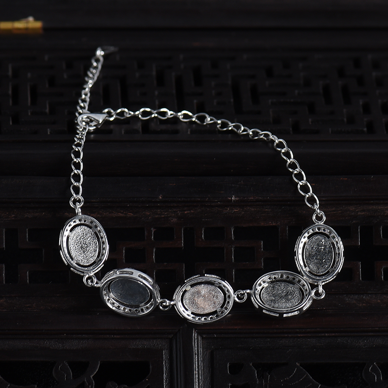 缅甸天然冰糯种双色翡翠手链-红掌柜