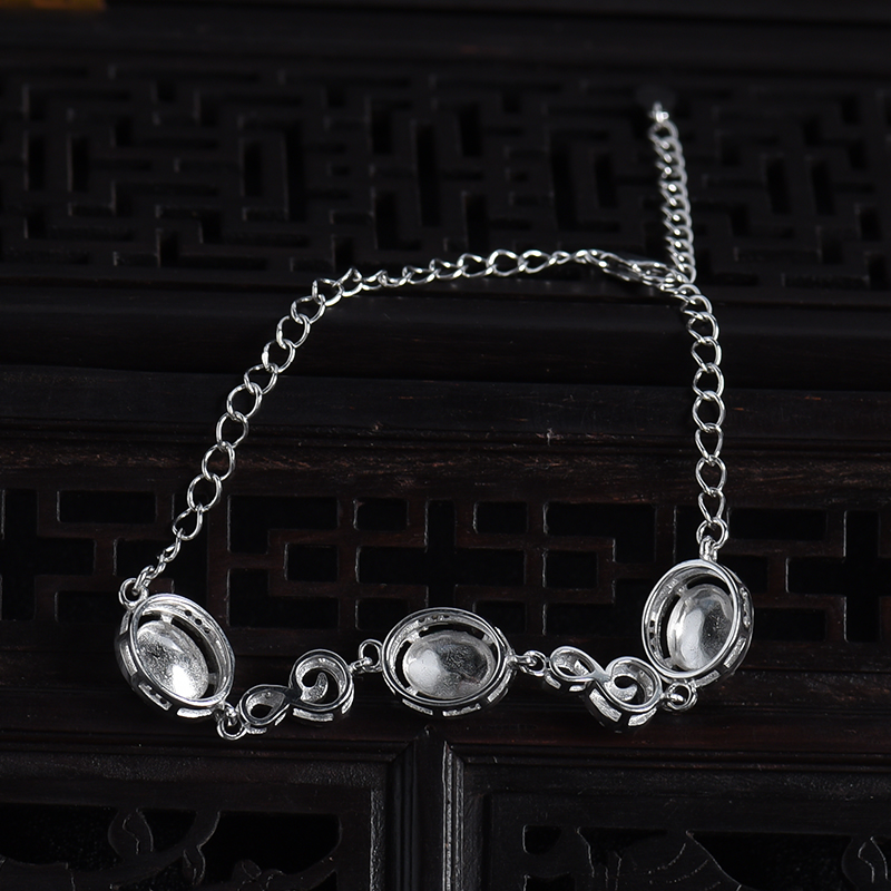 缅甸天然豆种豆绿翡翠手链-红掌柜