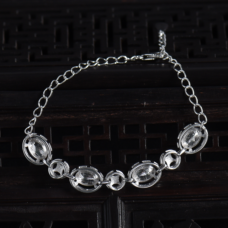 缅甸天然糯种翡翠手链-红掌柜