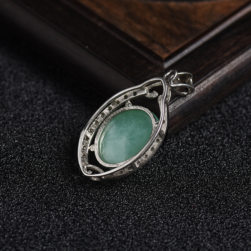 A货翡翠吊坠 - 红掌柜