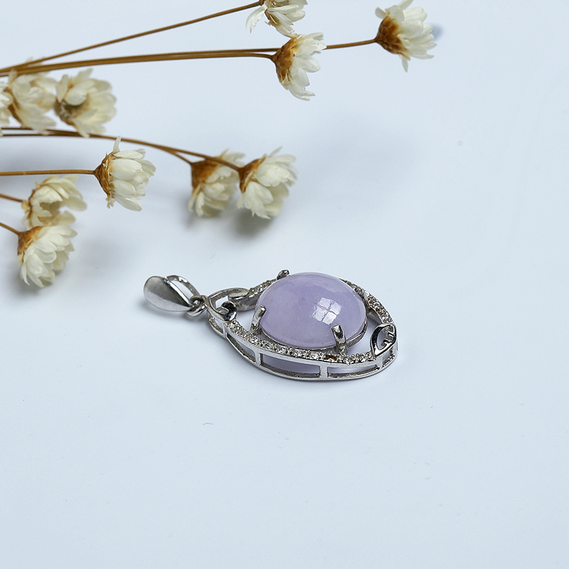 紫罗兰翡翠吊坠 - 红掌柜