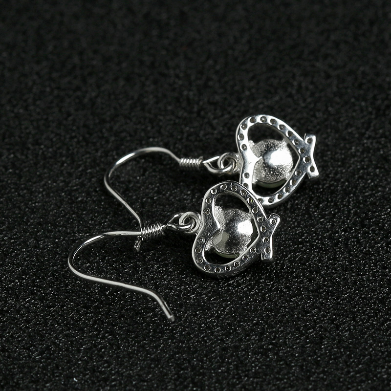 天然冰种翡翠耳坠-红掌柜