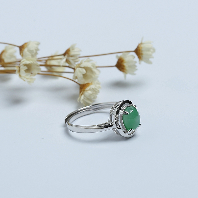 翡翠戒指-红掌柜