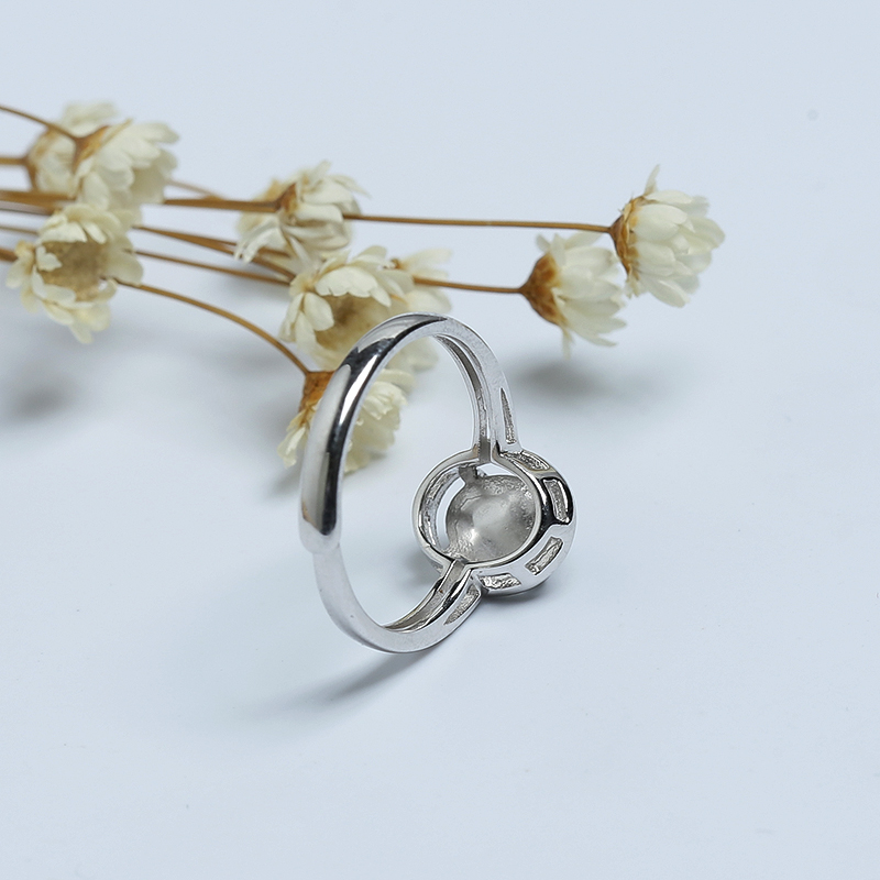 缅甸翠绿翡翠戒指-红掌柜