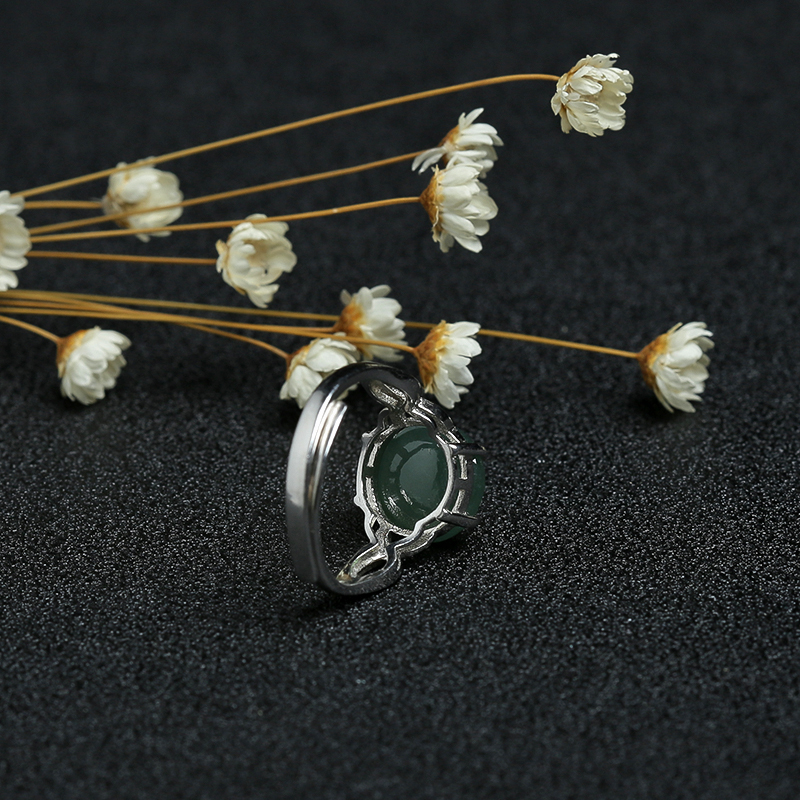 缅甸翡翠戒指-红掌柜