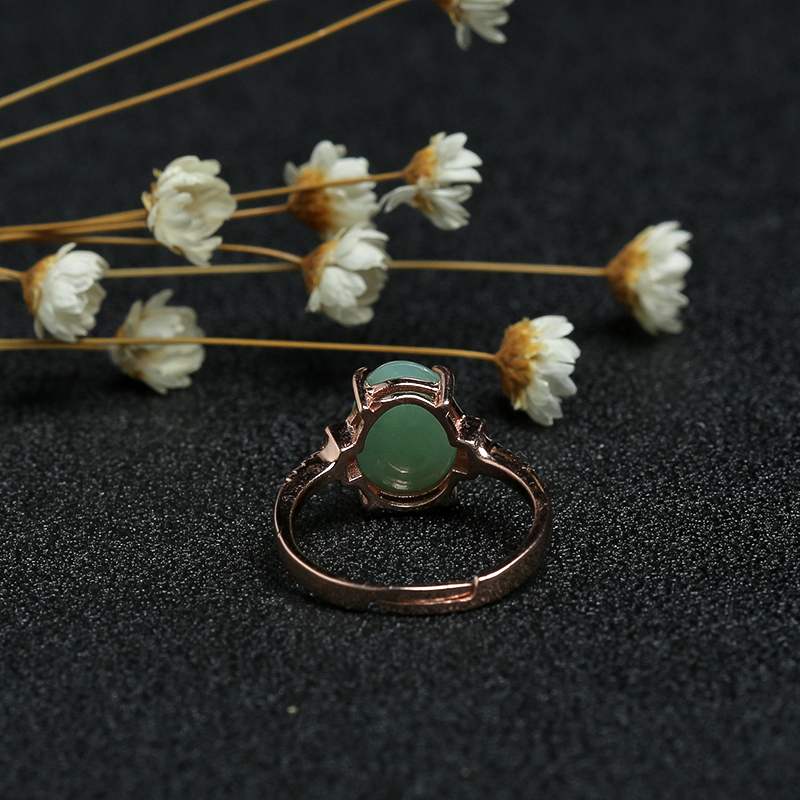 翡翠戒指-红掌柜