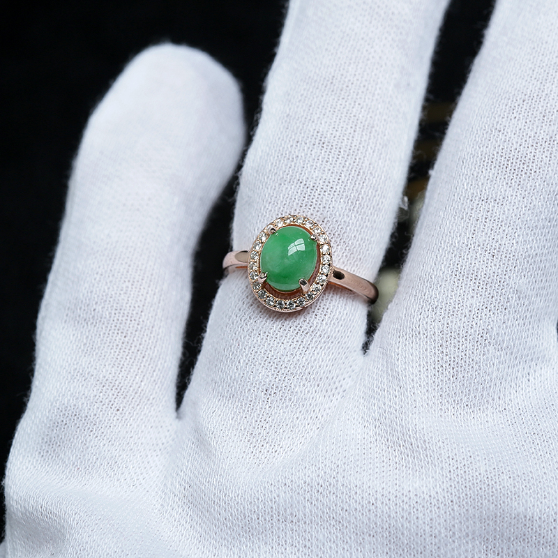 天然翠绿翡翠-红掌柜