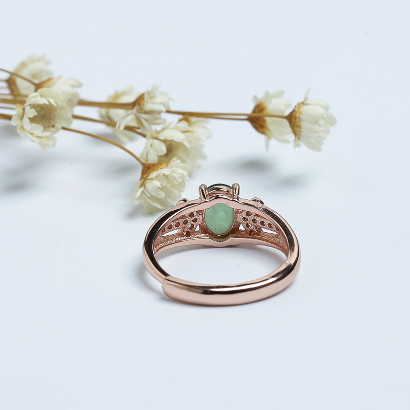 翡翠戒指-红掌柜