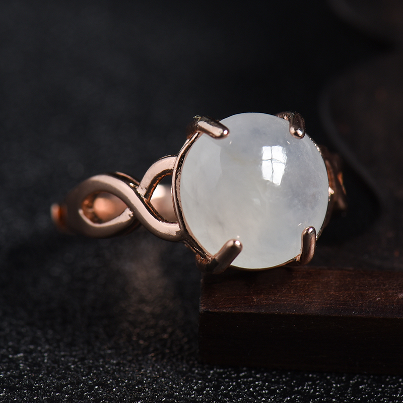 晴水翡翠戒指 - 红掌柜