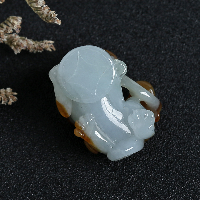 翡翠貔貅挂件-红掌柜