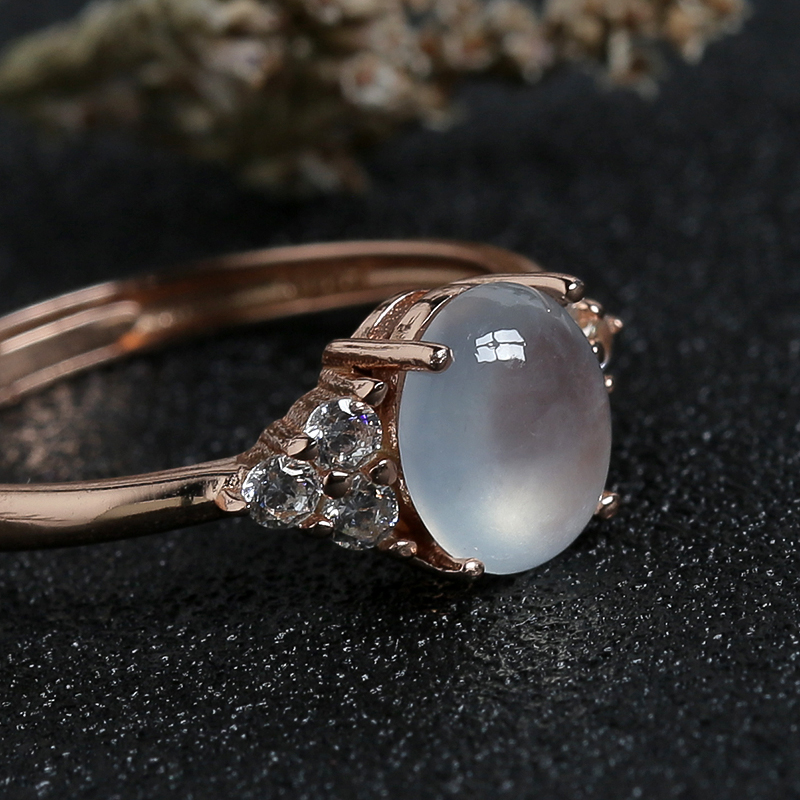 天然翡翠戒指-红掌柜