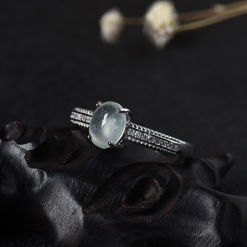 翡翠戒指-红掌柜