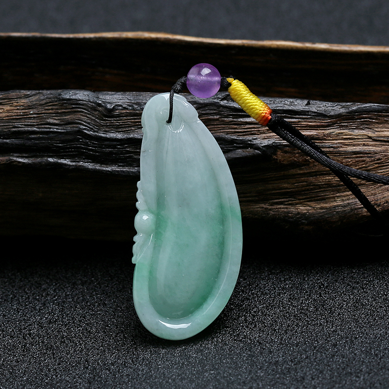 飘绿翡翠福瓜吊坠 - 红掌柜