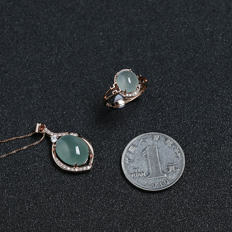 翡翠两件套-红掌柜