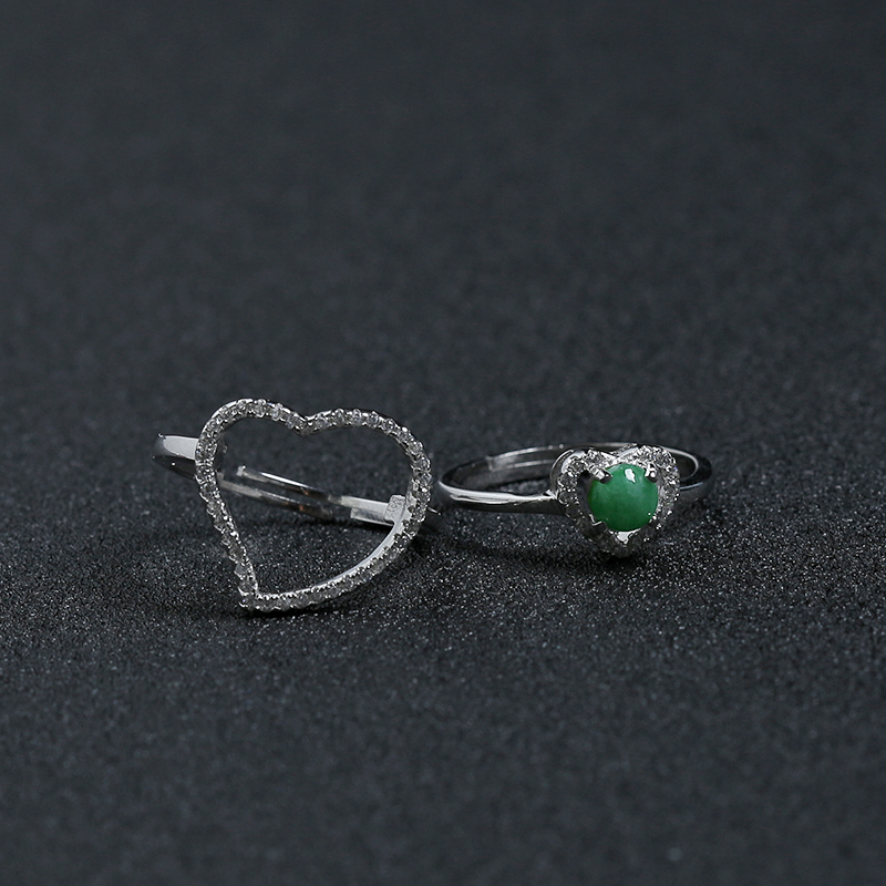 冰种翡翠戒指-红掌柜