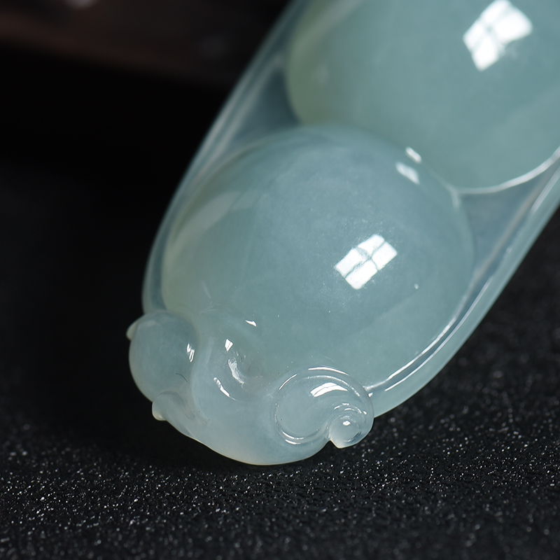 翡翠福豆吊坠 - 红掌柜