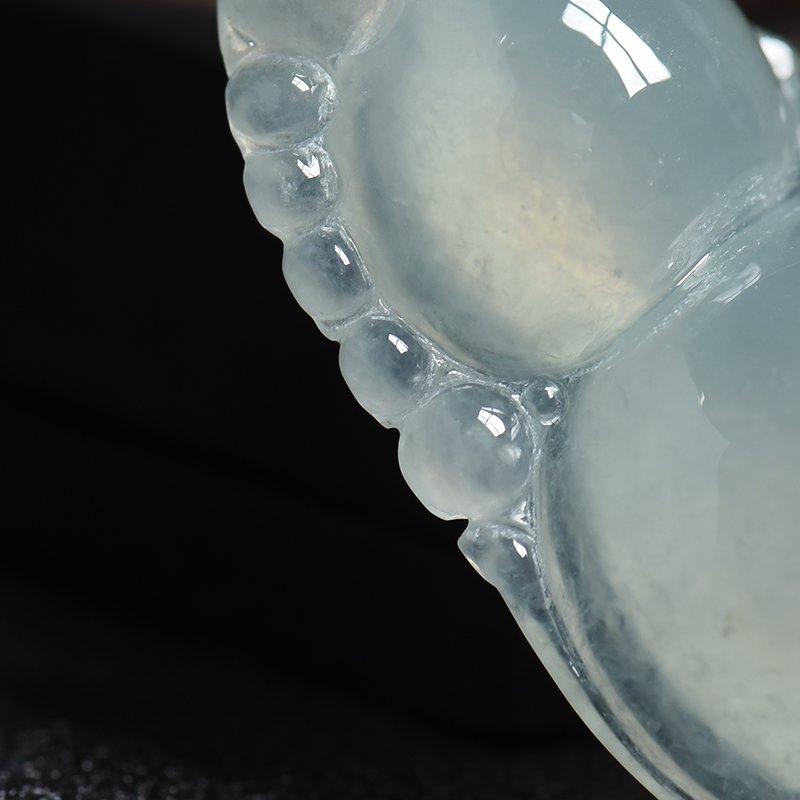 蓝水翡翠吊坠 - 红掌柜