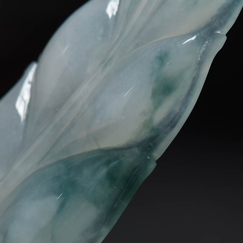 缅甸A货金枝玉叶翡翠吊坠 - 红掌柜