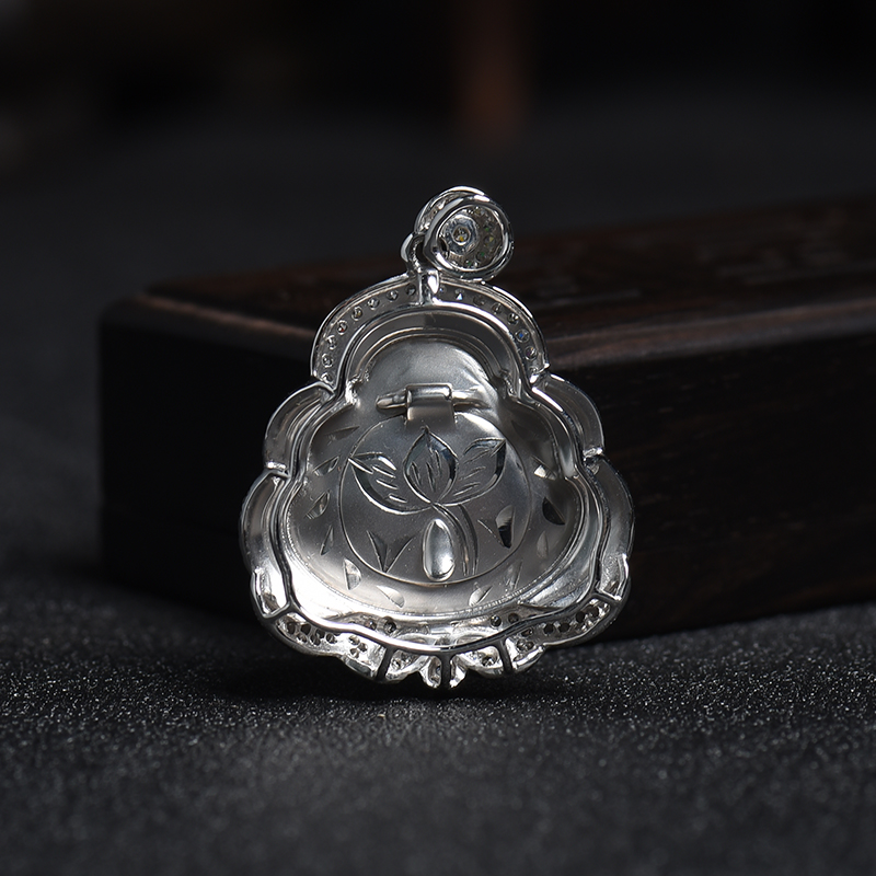 满翠翡翠笑佛吊坠 - 红掌柜