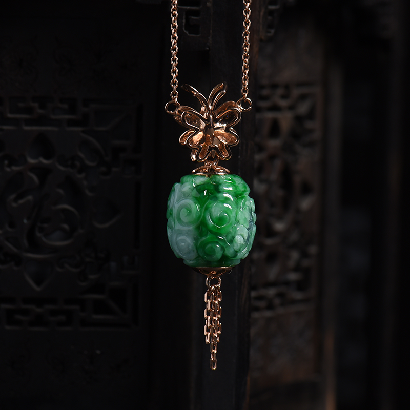 翡翠吊坠 - 红掌柜