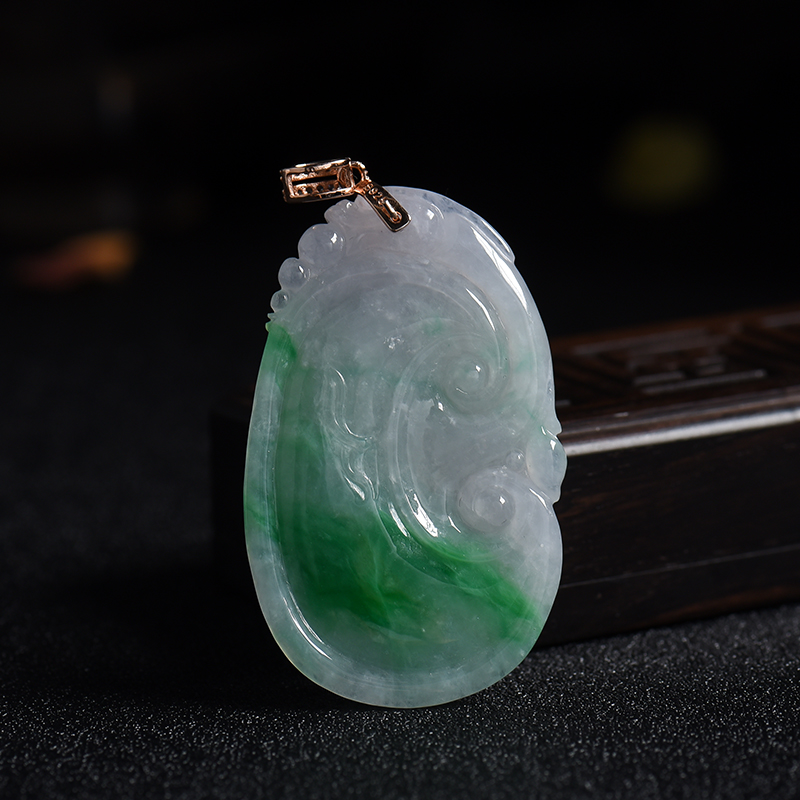 翡翠如意吊坠 - 红掌柜