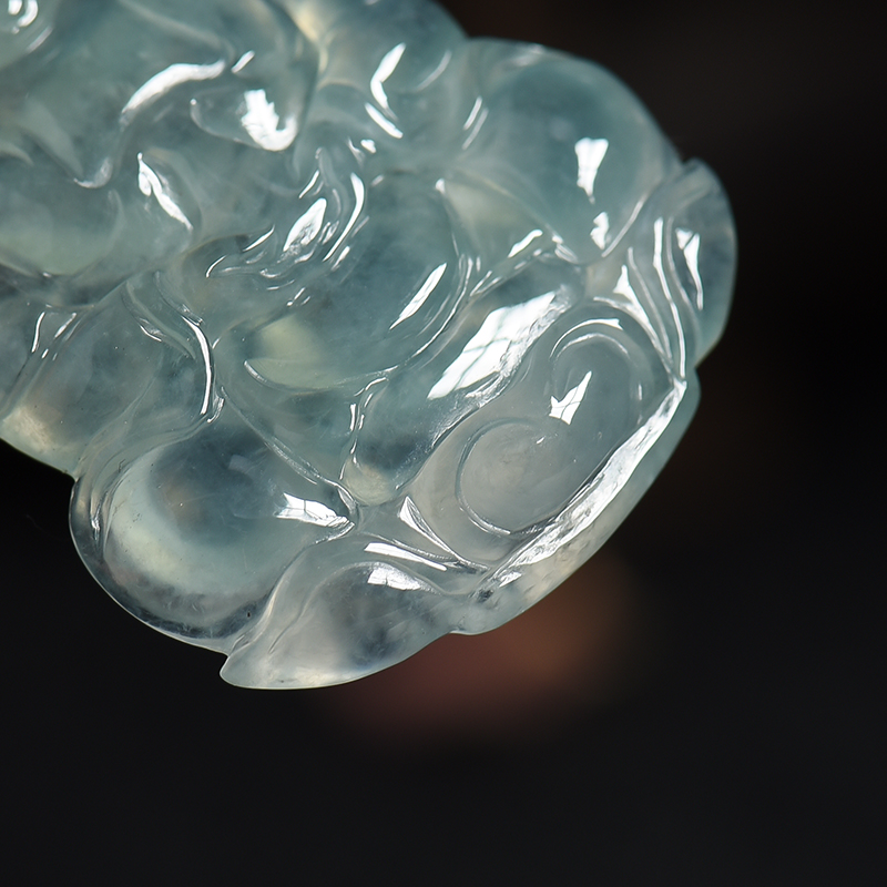 翡翠观音吊坠 - 红掌柜