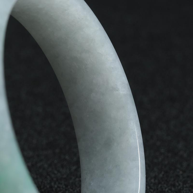 天然翡翠平安镯-红掌柜