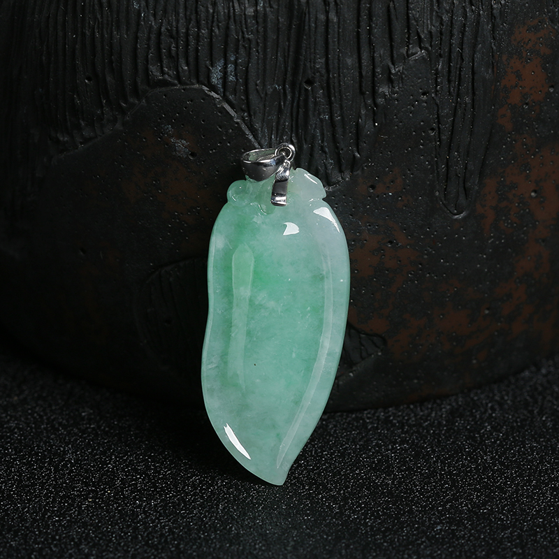 糯种翡翠福瓜吊坠-红掌柜