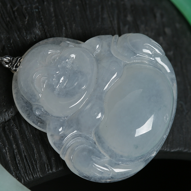 缅甸翡翠挂件-红掌柜