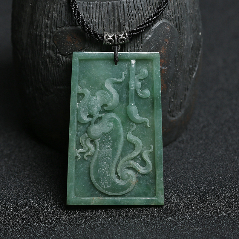 翡翠望子成龙吊坠 - 红掌柜